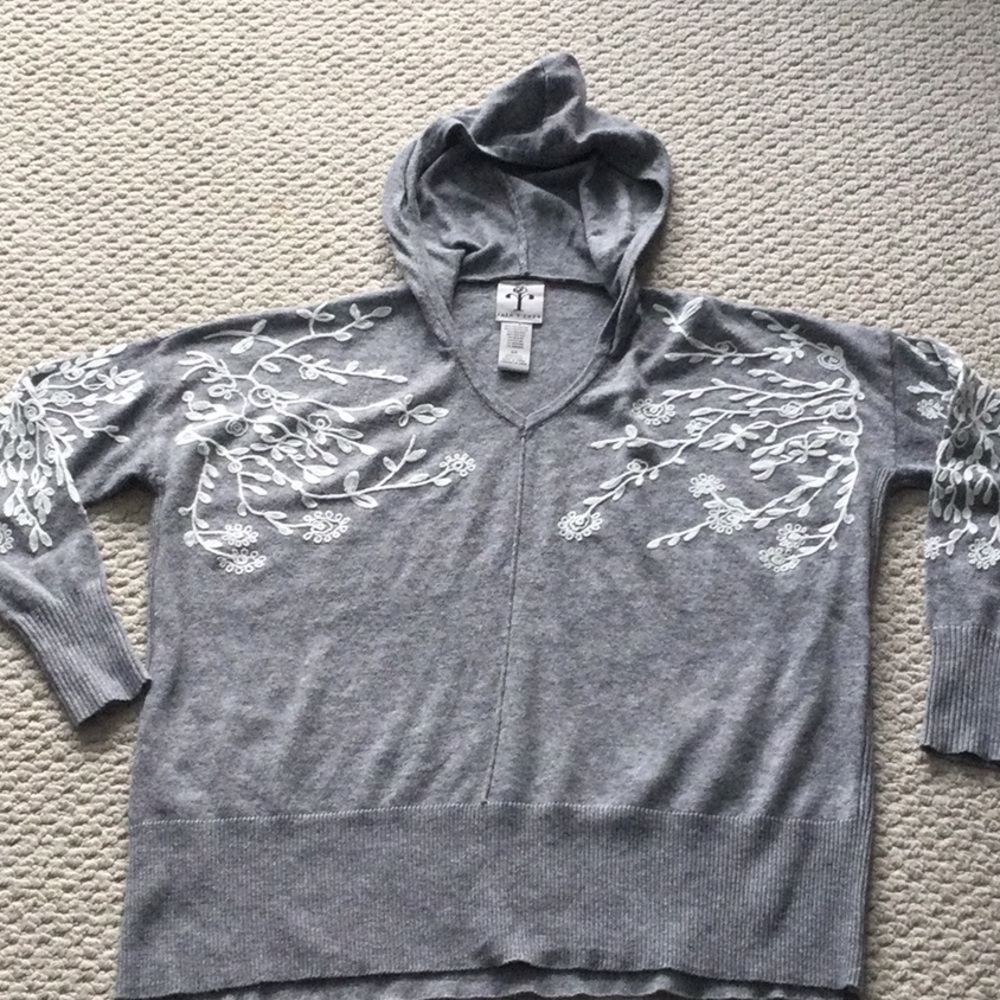 Beautiful embroidered hooded sweater
